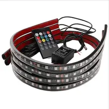 Car Interior Ambient Light Neon LED Strip Foot Light LED Dynamic Ambient Strip Light Auto Atmosphere Decorative Lamp