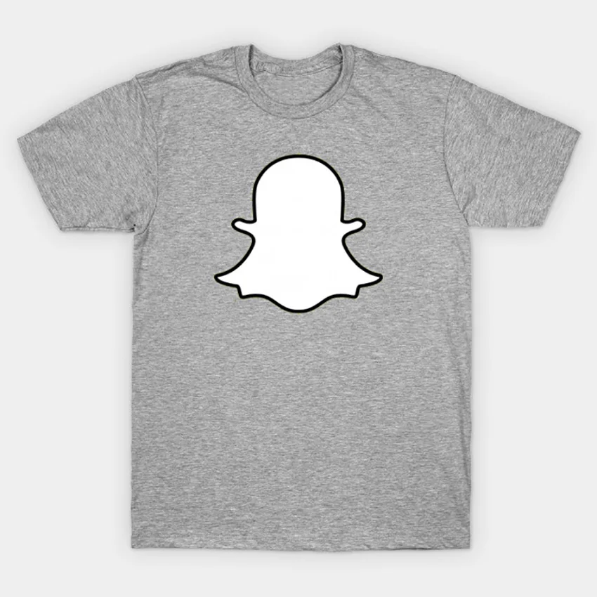 Snapchat Ghost Merch T-Shirt Snapchat t shirt media social snapchat logo social media snapchat filter art snapchat ghost