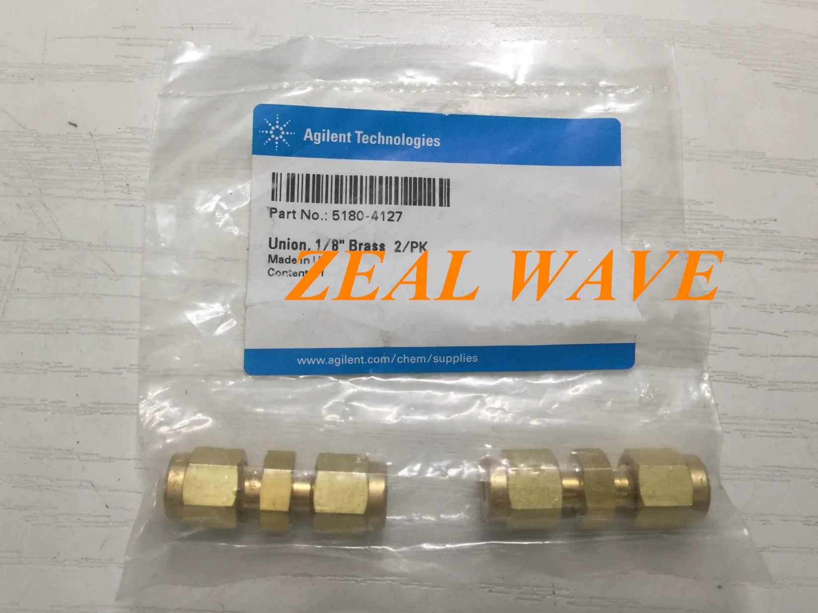 

5180-4127 Agilent Original Imported 1/8 Brass Two-pass Gas Chromatograph Gas Path Tube Double Straight