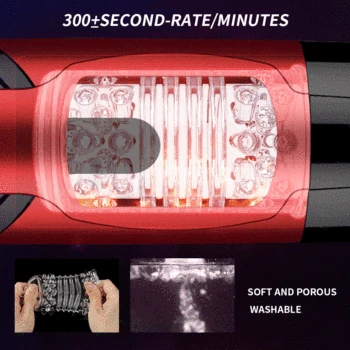 Male Masturbation Cup Blowjob Automatic Telescopic Rotation Heating Silicone Vagina Real Pussy Adult Masturbator Sex Toy For Men 6