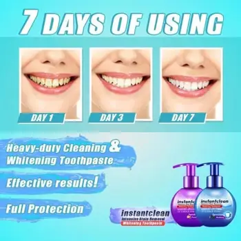 

Instant Clean Intensive Stain Removal Whitening Toothpaste Flavor Decay Viaty Soda Tooth Blueberry Prevent Baking Toothpast V1P1