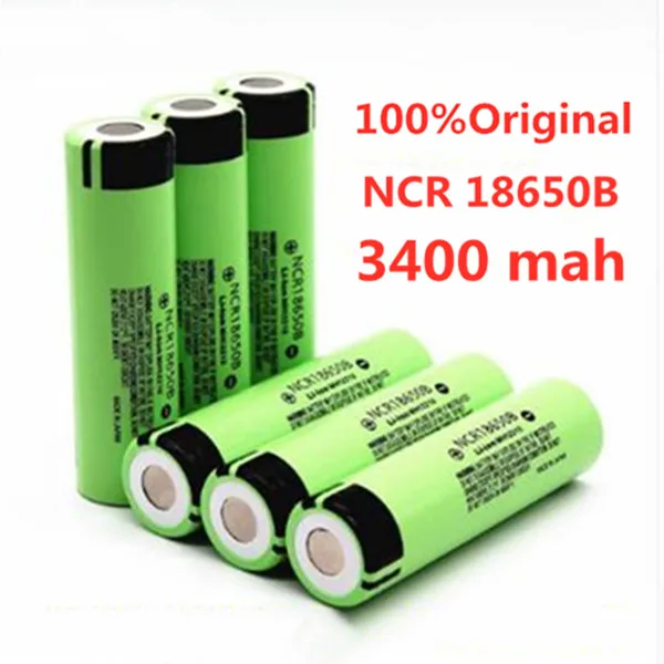 Dolidada100% original 18650 rechargeable lithium ion battery for Panasonic NCR 18650B 3.7 V 3400 MAH battery