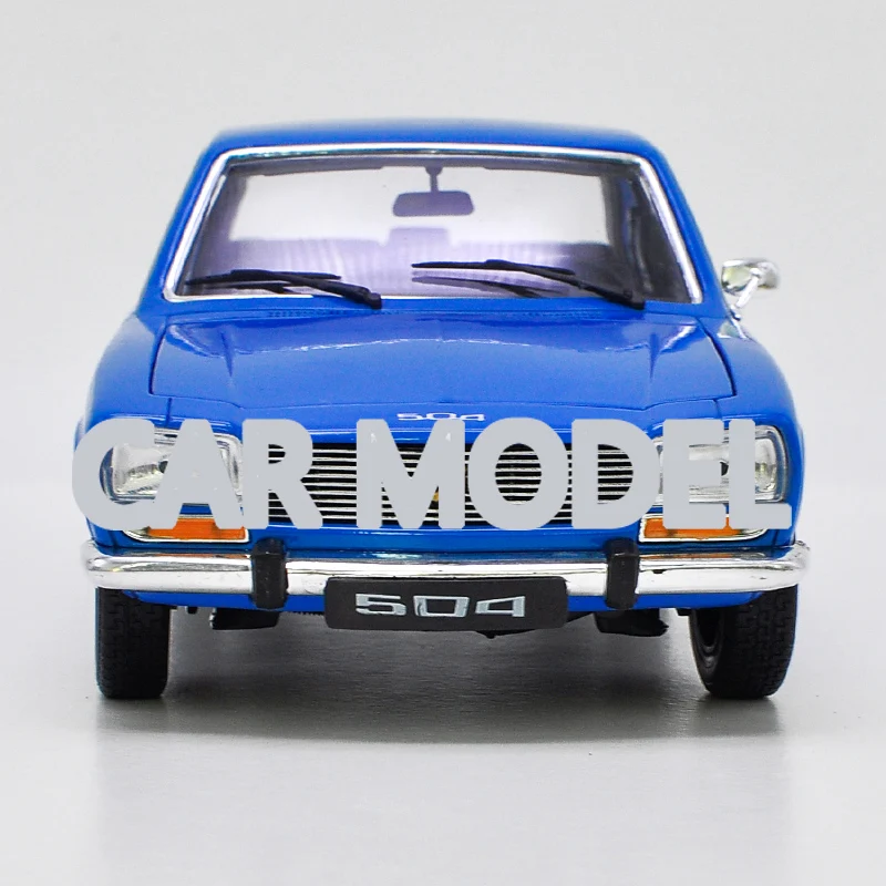 1:18 Масштаб сплава игрушечных транспортных средств 1975 biaozhi 504 автомобиль модель