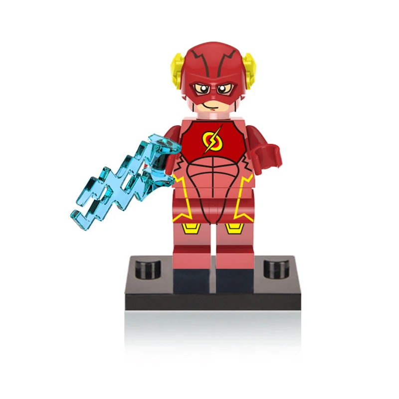 DC Flash Super Heroes красный желтый черный флэш Джесси Быстрый Каратель капитан Британия строительные блоки детские игрушки Фигурки - Цвет: Chocolate