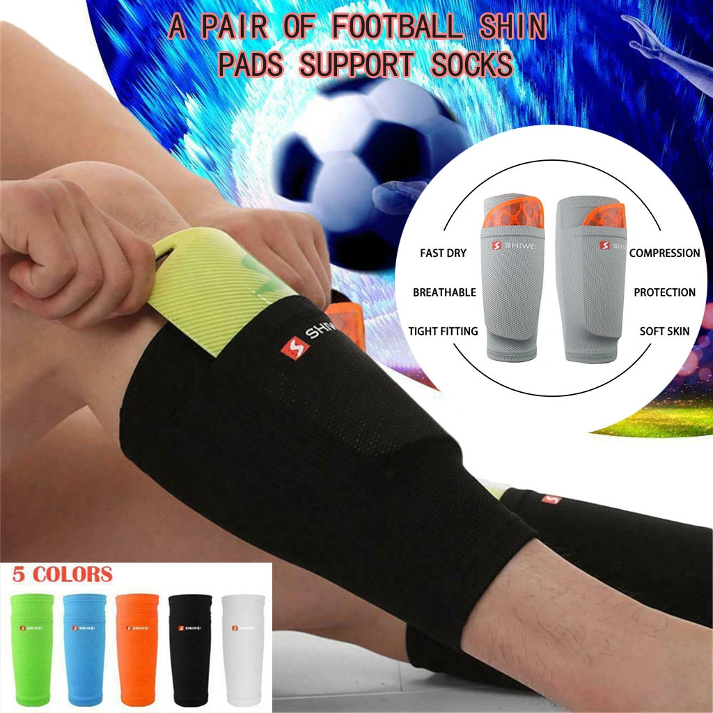 Espinilleras de fútbol para hombres y niños, medias tobilleras de protección para mangas espinillera, gran oferta, 2021|Coderas y rodilleras| - AliExpress