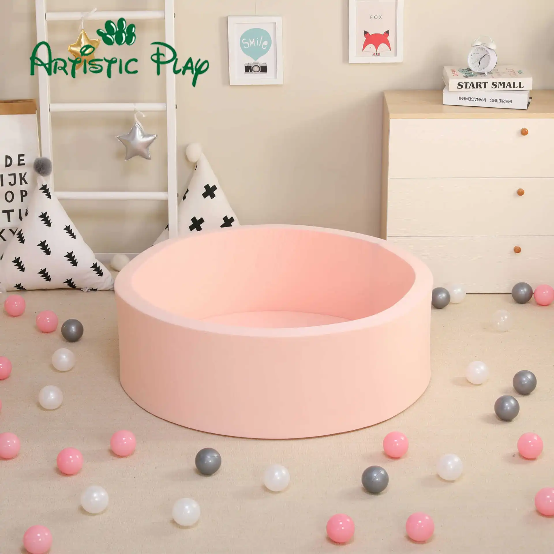 

INS Hot Selling Oceans Ball Pool Children Baby Toys Short Plush Dry Pool Sponge Ball Pool KID'S Tent Northern European-Style