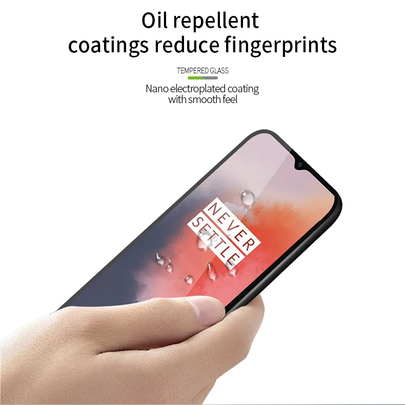 Для Oneplus 7t закаленное стекло Mofi полное покрытие экрана закаленное стекло для Oneplus 7t Защита экрана для Oneplus 7t