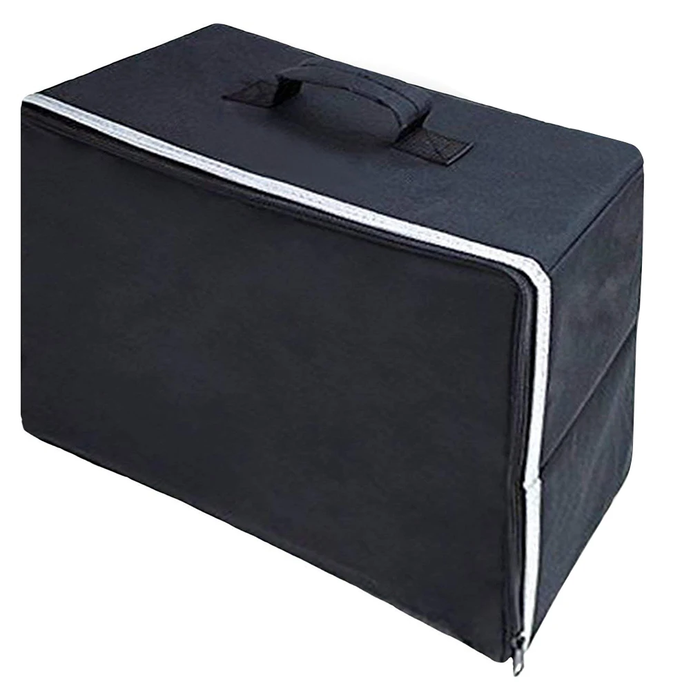 Storage Washable Convenient Foldable Oxford Cloth Organizer Handle Sewing Machine Cover Carrying Case Universal Home With Zipper