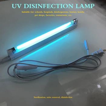 

T5 Ultraviolet Lamp Quartz Germicidal Sterilizer LED UV Tube 6W 8W Light Ultra Violet Lighting For Sterilizer Deodor Bar Tube