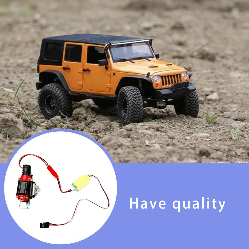 

Automatic Winch and Wireless Remote Controller Receiver for 1/10 RC Crawler Car Axial SCX10 Trx-4 TRX4 D90 TF2