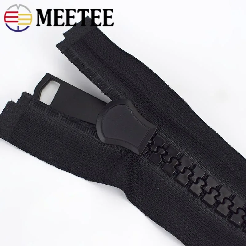 Meetee 15# открытого типа застежки-молнии смолаы 70/80/90/100 см пуховая куртка-пальто застежки-молнии для шитья DIY аксессуары для одежды
