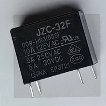 

2PCS/LOT JZC-32F 009-HS3 Relay 4 Pins Contacts