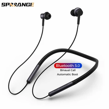 

for Xiaomi Neckband Collar Bluetooth TWS Earphone Wireless Earbuds Sport With Mic Dynamic Noise Cancellation Necklace Headset