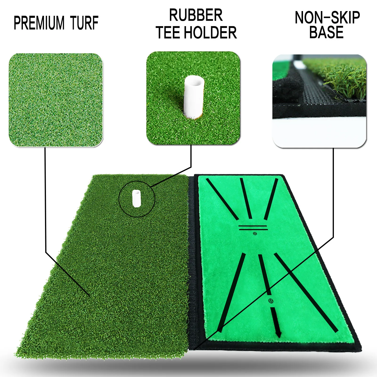 Free Swing Golf Impact Mat