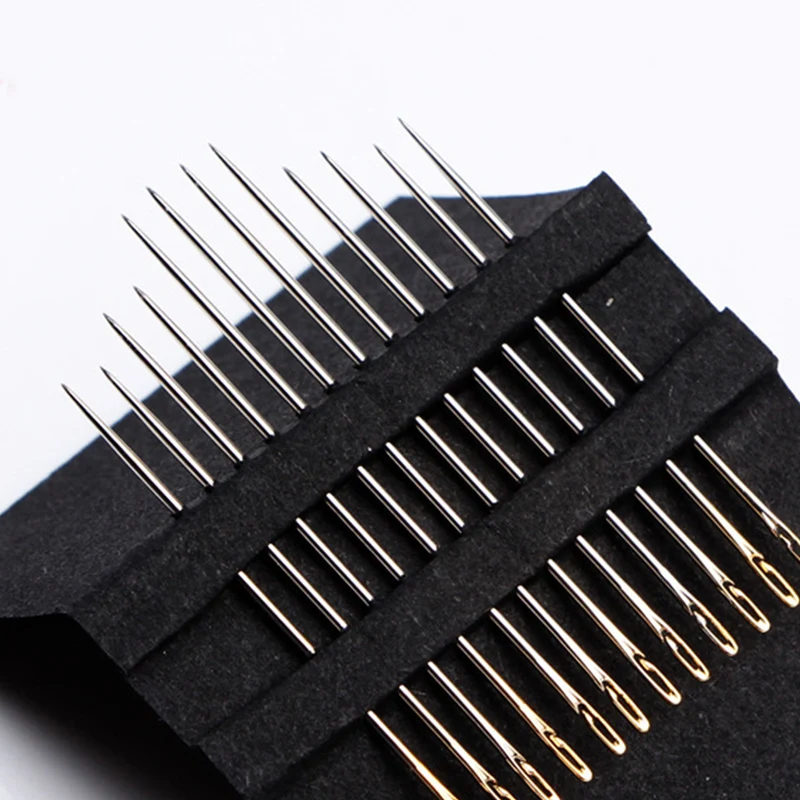 12PCS/Lot Multi-size Side Opening Needles Blind Needle Hot Sale Sewing Stainless Steel High Quality Darning DIY | Дом и сад