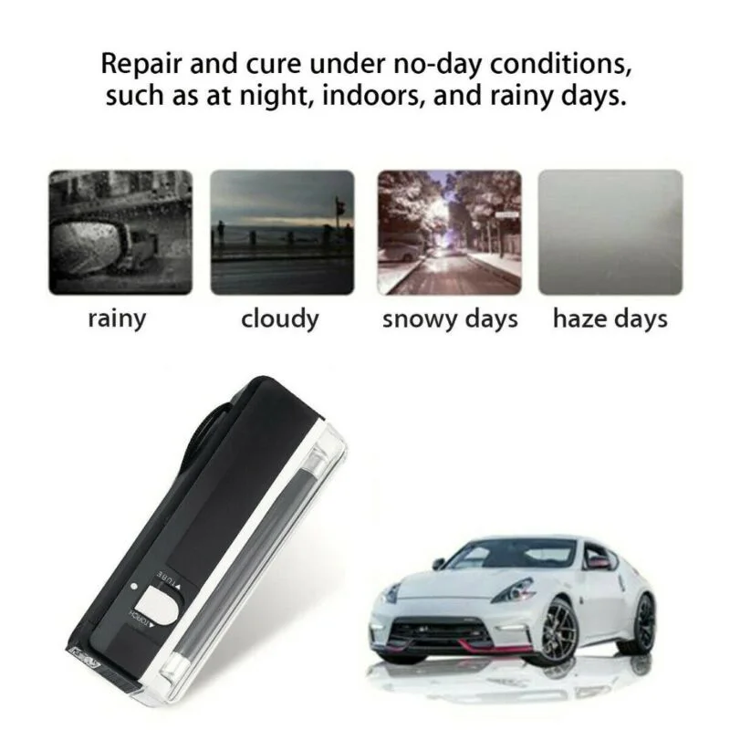 

Auto Front Windshield Repairing Tool Glass UV Cure Lamp Ultraviolet LED Light