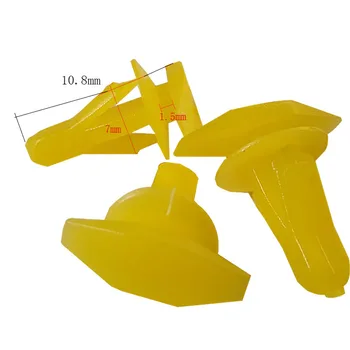 

50Pcs Auto Car Door Car Window Sealing Strip Clips Car Plastic Fixed Fasteners for All Cars Universal Accessories