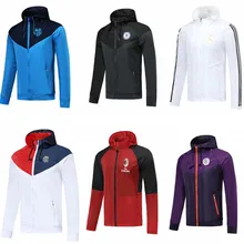 19 20 real madrides PSG куртка с капюшоном ветровка Survetement Chelsea AC Mantel city Barcaed Джерси куртка спортивная куртка пальто