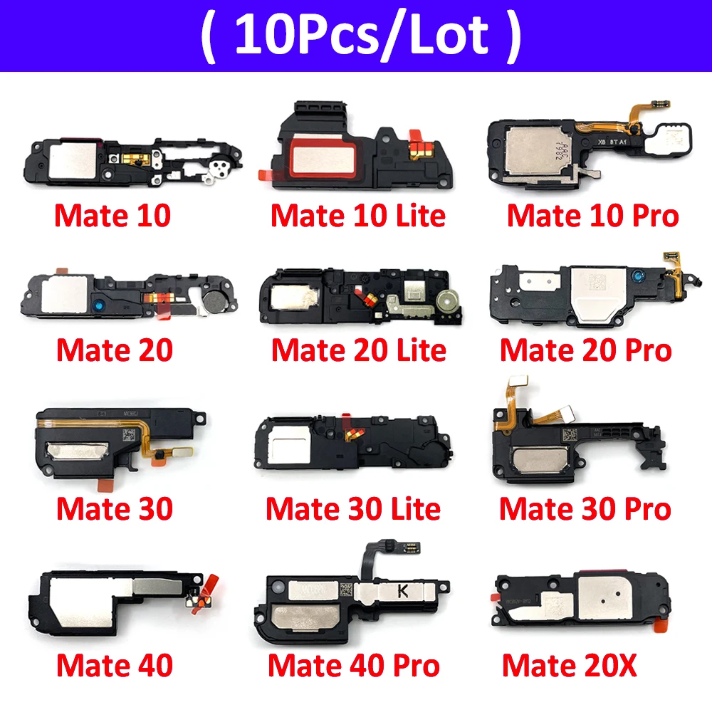 

10Pcs/Lot, Loud Speaker Buzzer Ringer Loudspeaker Flex Cable For Huawei Mate 10 20 30 Lite 40 Pro Repair Spare Parts