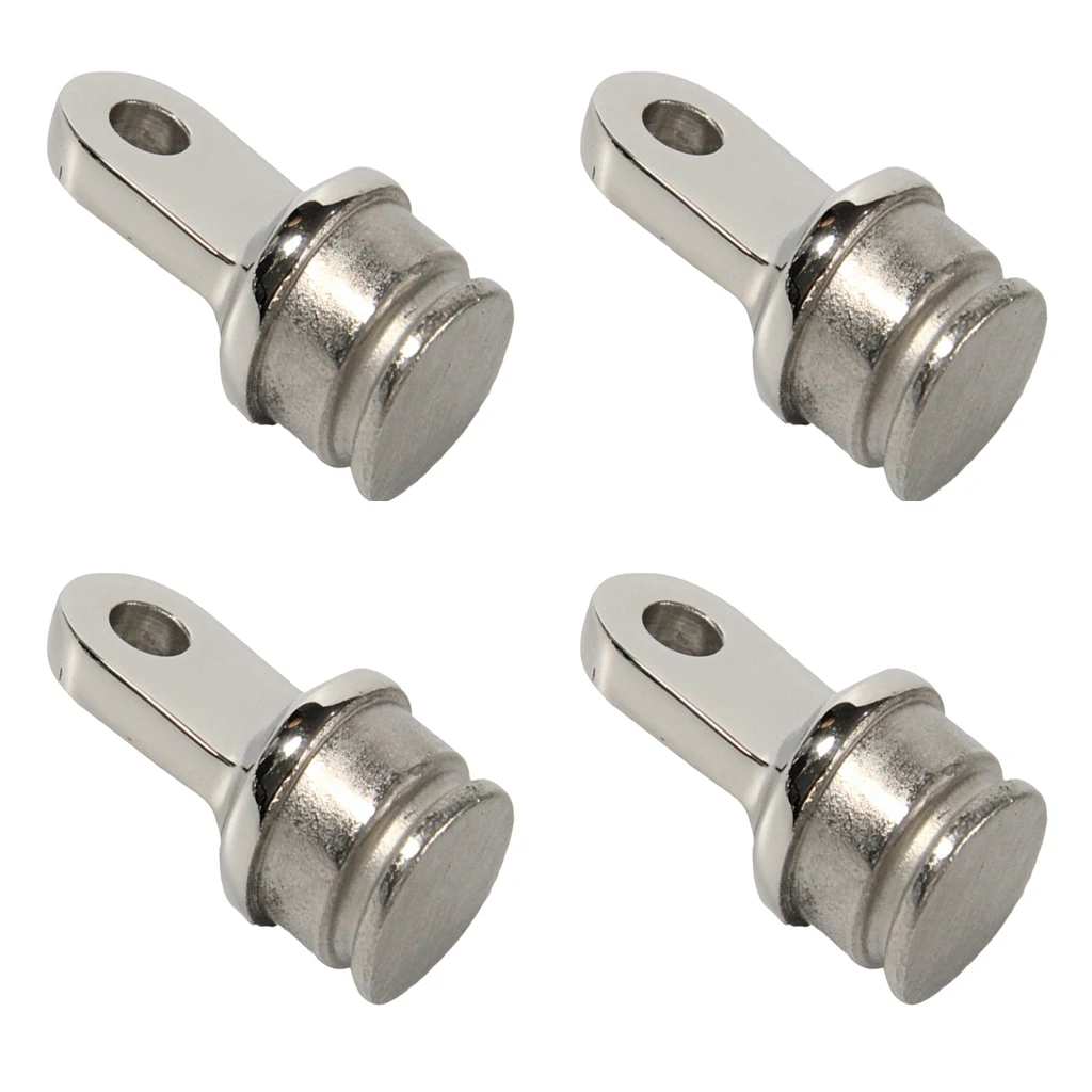 4Pcs 316 Stainless Steel Boat Bimini Top Inside Eye 25mm 1
