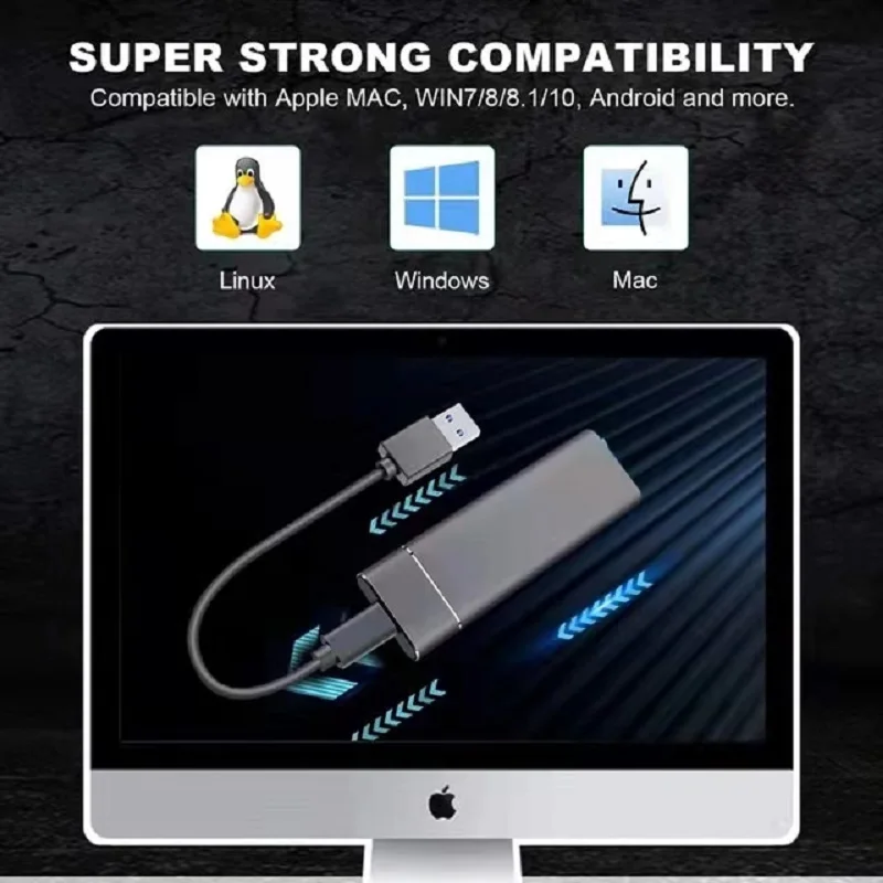 external hard drive for mac SSD Mobile Solid State Drive 8TB 4TB 2TB Storage Device Hard Drive Computer Portable USB 3.1 Mobile Hard Drives Solid State the best external hard drive for pc