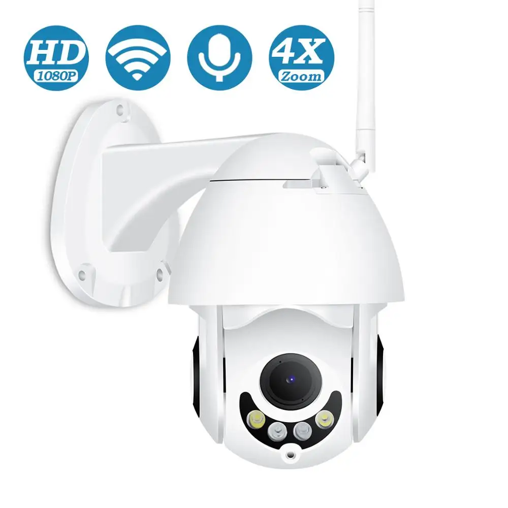 Беспроводная PTZ ip камера BESDER WiFi 720P/1080P купольная видеонаблюдения ИК Onvif наружного