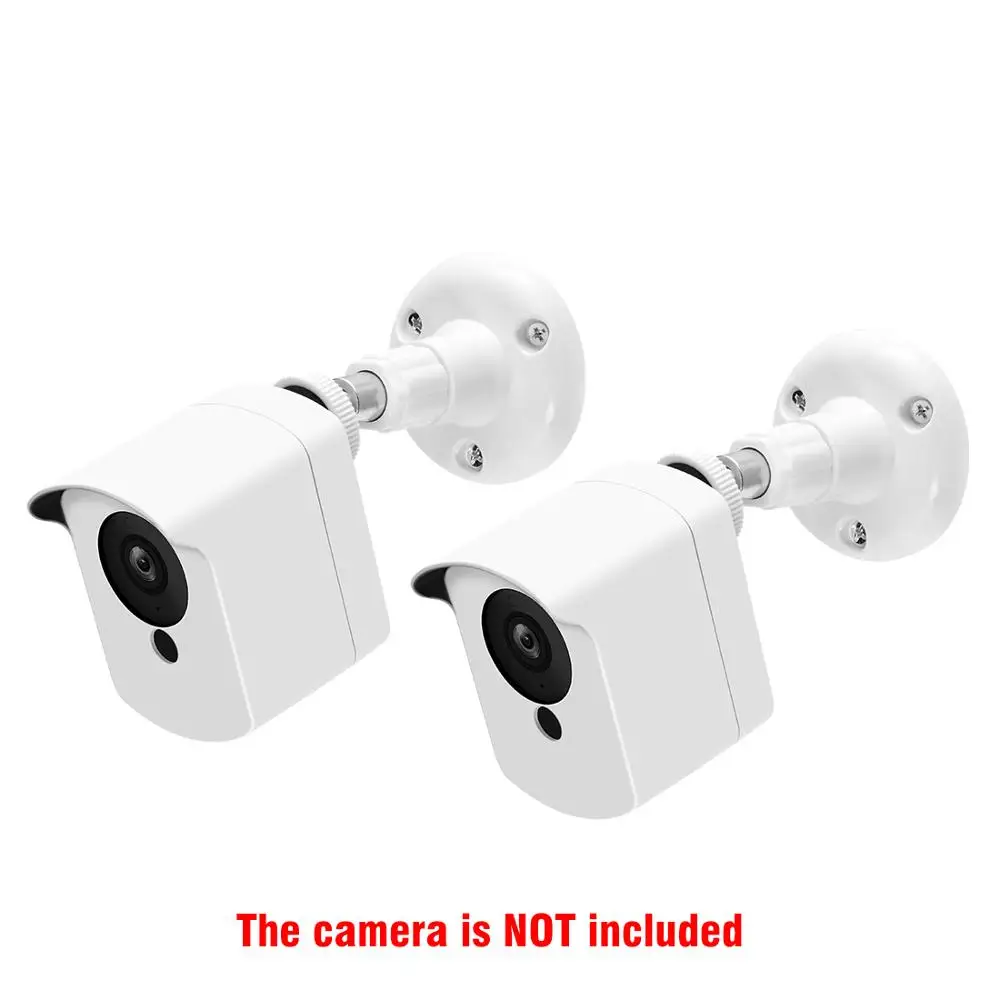 Для камеры Xiaomi Mijia Xiaofang 1 S/Wyze Cam настенный кронштейн регулируемый на 360 градусов для помещений/улицы чехол-подставка - Цвет: WHITE02