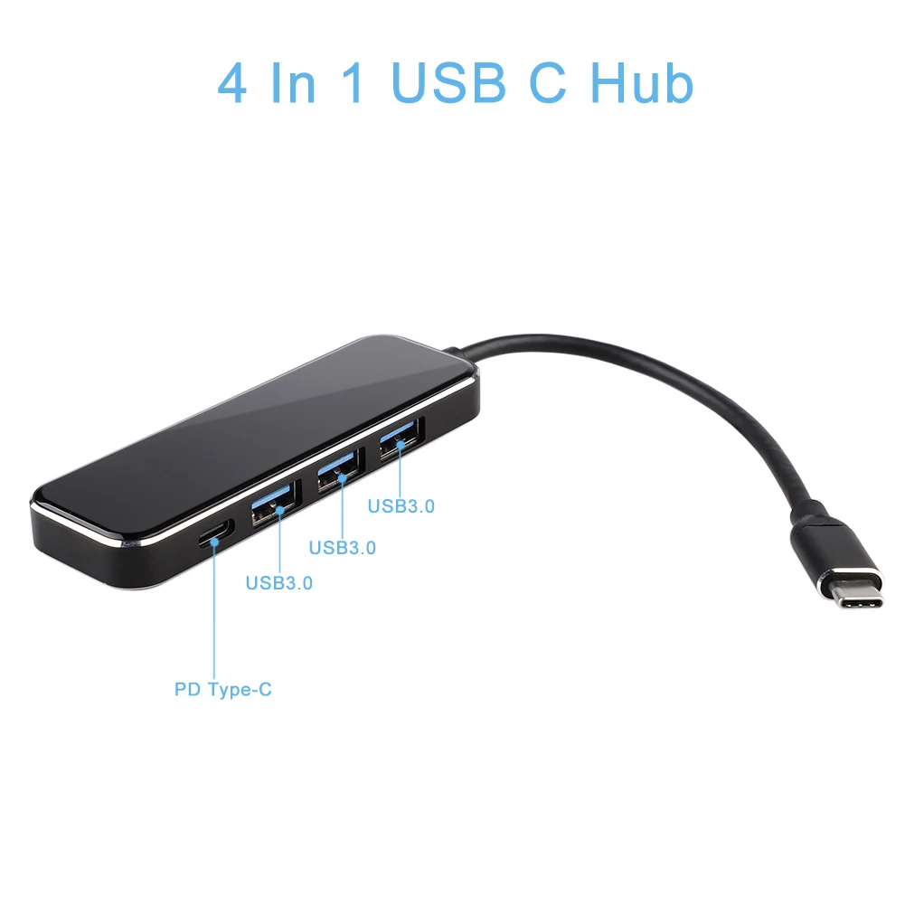 USB-C usb-хаб концентратор USB Type C к HDMI PD RJ 45 Мульти USB 3,0 USB3.0 адаптер питания для MacBook samsung huawei p30 сплиттер Hab