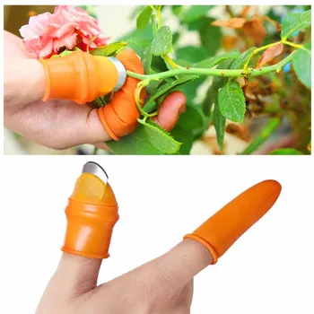 

Gardening tools pruning shears garden picking plant picking device thumb cutter separator finger tool for planting
