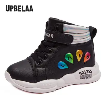 

New Autumn/winter Kids Shoes Sneakers For Girls Children Boots Waterproof Boys Snow Boots Cotton Fashion Leisure Sports Shoes