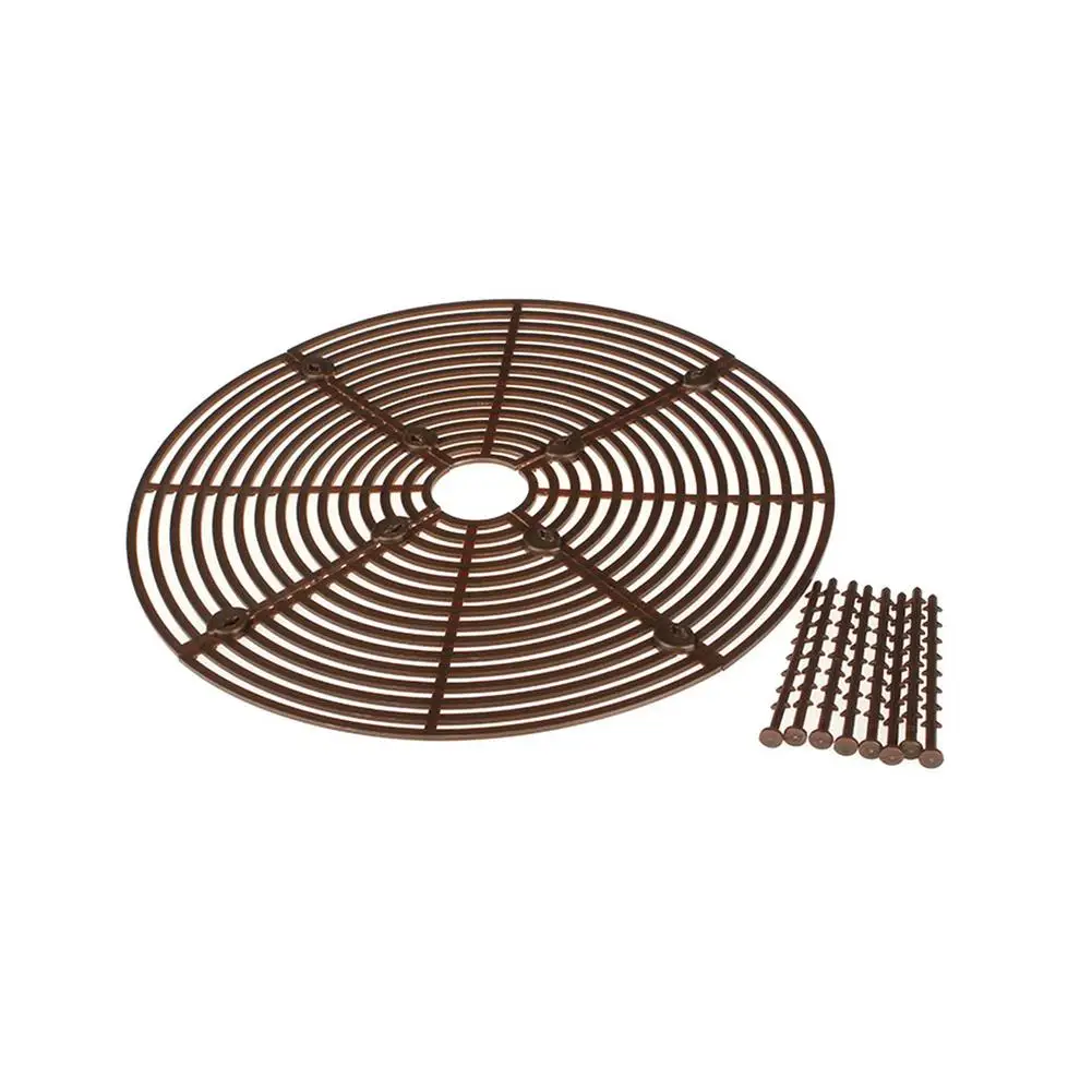 Plant Pot Grid Flower Pot Cover Baby Safety Plant Protector Soil Guard With Nails Cover Plant