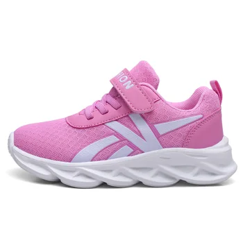 

Summer 2020 Teenager Boy Sport Shoes White Pink Youth Girls Shoes Breathable Children Flat Shoes Designer Girls Kids Trainers