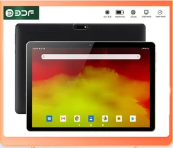 Tablette PC de 10.1 pouces, Google Android 9.0, double carte SIM, 4 go + 64 go de ROM, Bluetooth, Wi Fi 