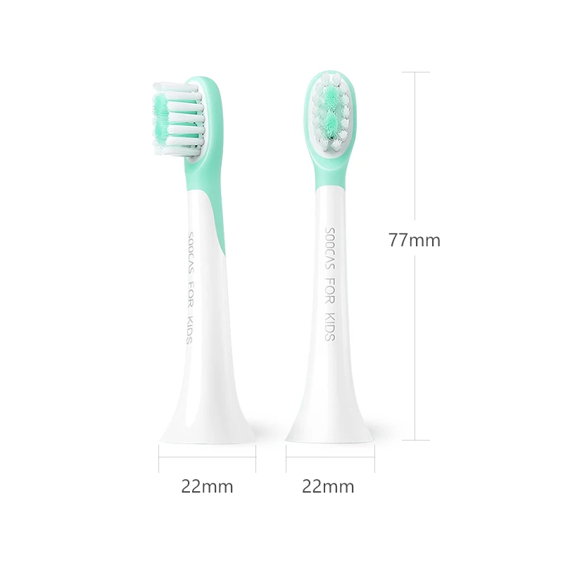 SOOCAS C1 Children Electric Toothbrush Heads for youpin Replacement sonic toothbrush heads kids Cleaning soft brush head 2pcs SOOCAS C1 Children Electric Toothbrush Heads for youpin Replacement sonic toothbrush heads kids Cleaning soft brush head 2pcs