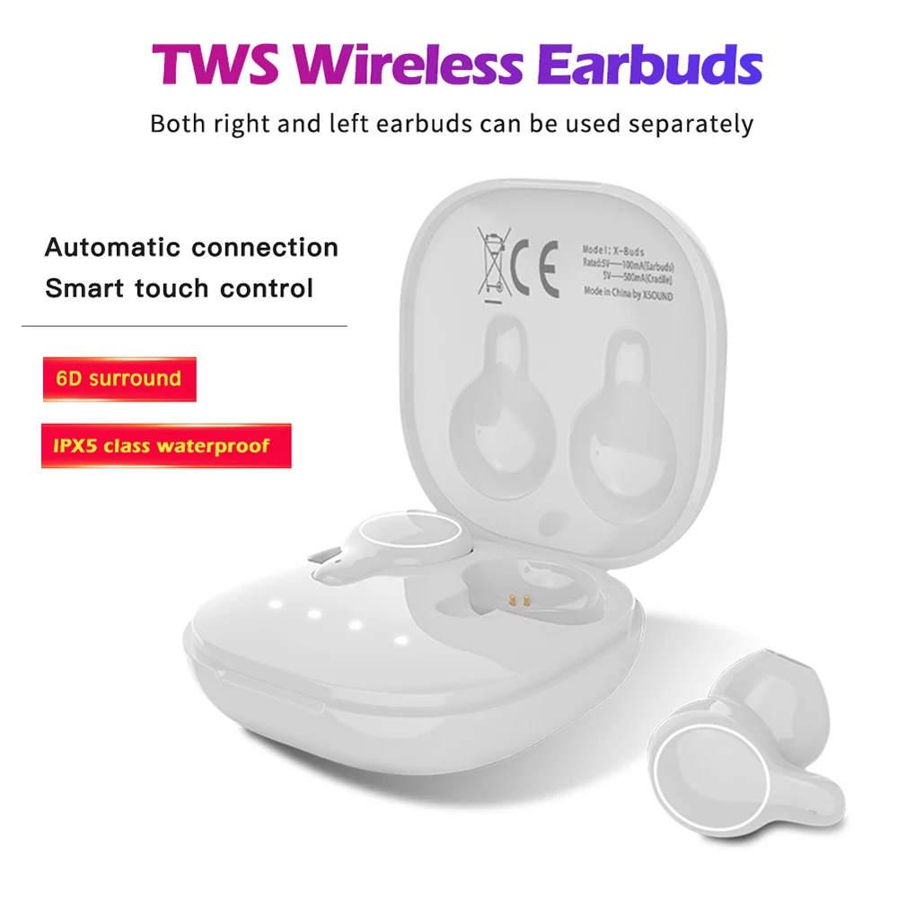 IBESI Bluetooth наушники с шумоподавлением сенсорные стерео TWS Беспроводные наушники с двойным микрофоном Спортивные Беспроводные наушники