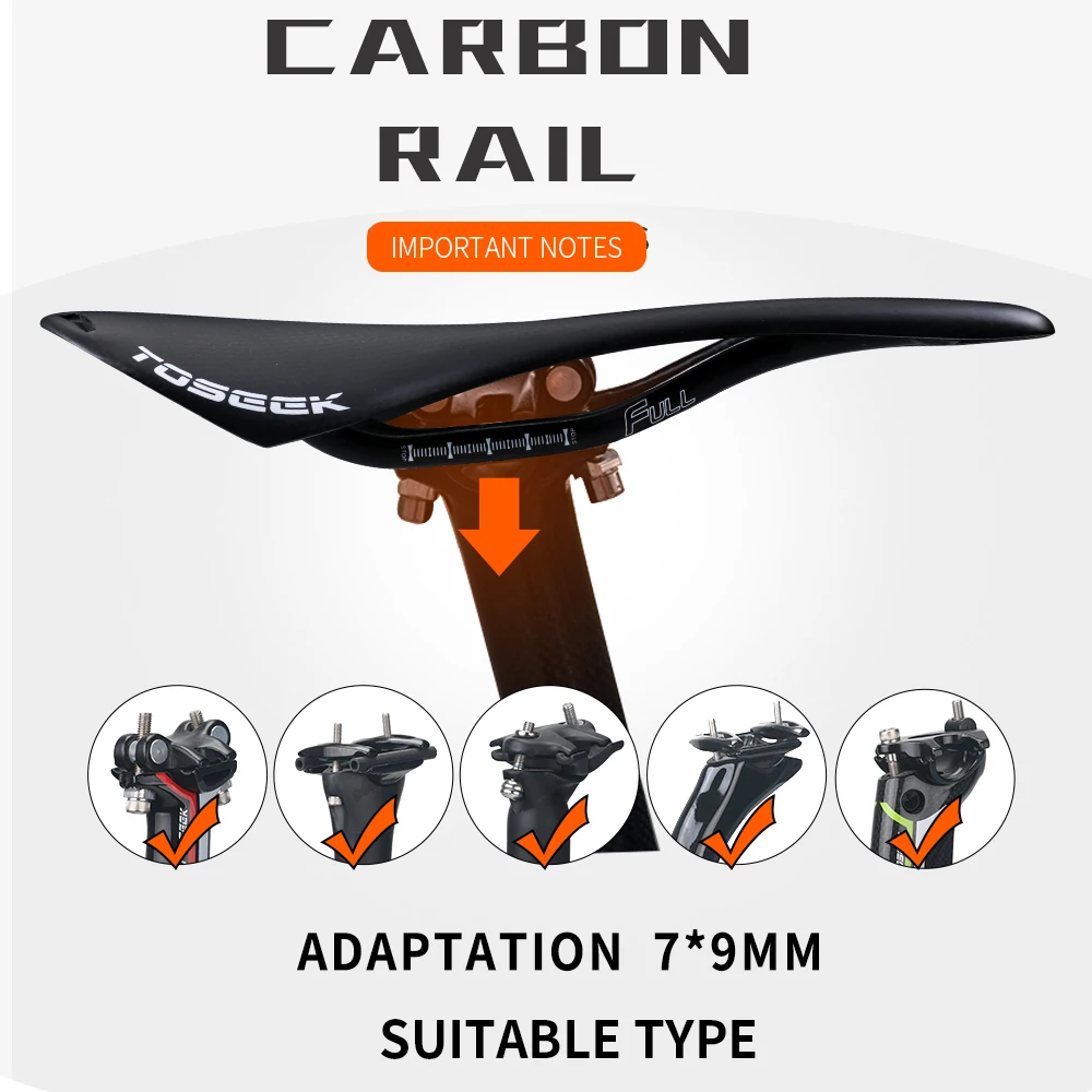 Bicycle Saddle Full Carbon Fiber Road MTB