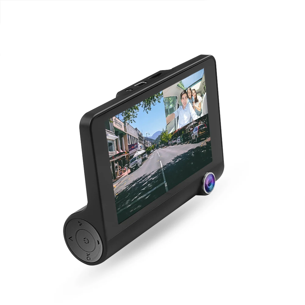 32G TF Dash Cam ips дисплей три зеркала Автомобильный видеорегистратор Камера s двойной