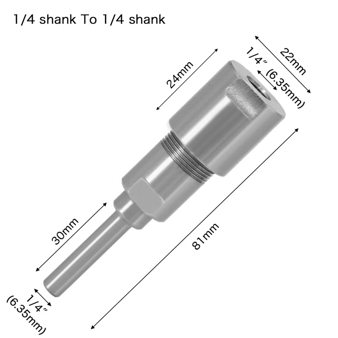 Collet Extension Rod Shank Bit Router Engraving Machine 8mm12mm High Speed Steel