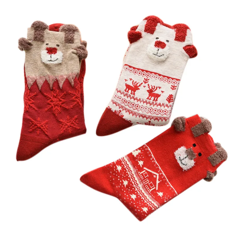 Рождественские носки с героями мультфильмов для женщин и мужчин Calcetines сезон