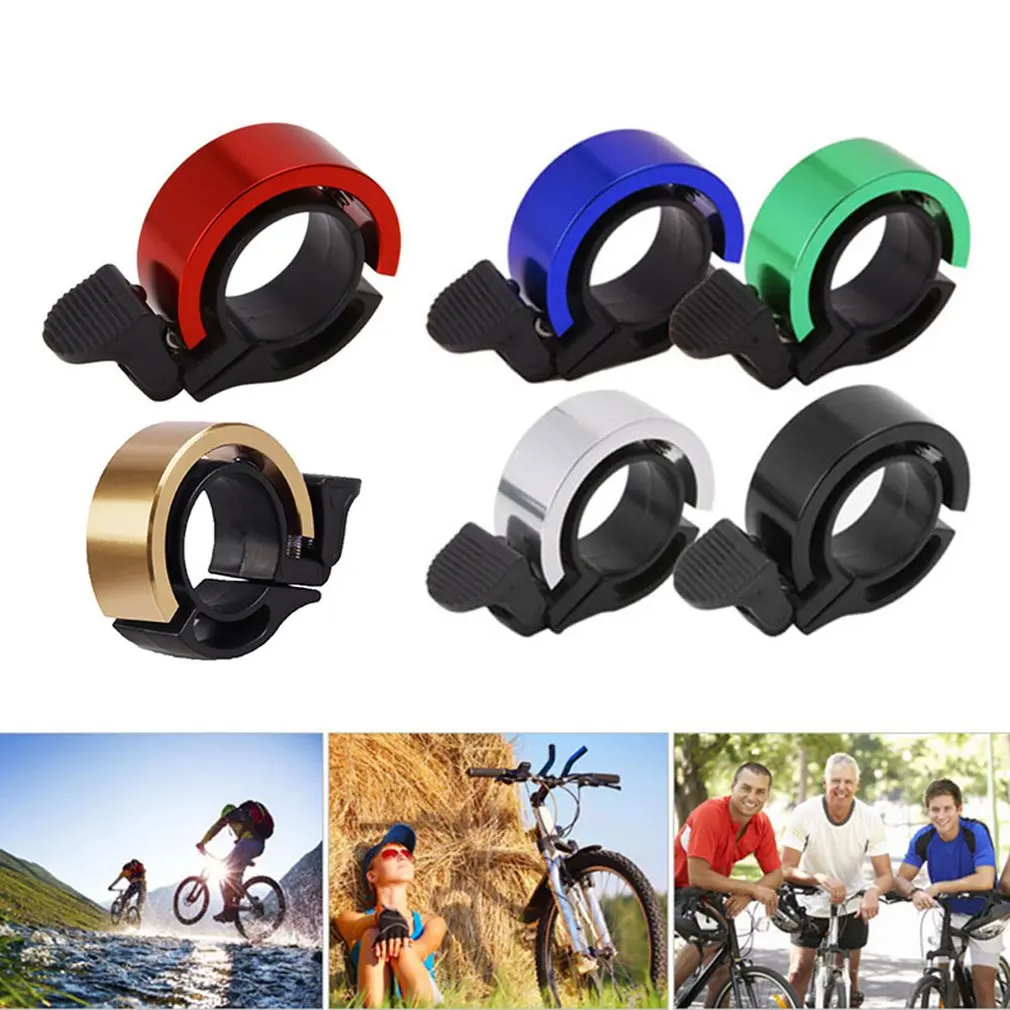 2020 New Q-Type Aluminum Alloy Bicycle Bell For Mtb Cycling Alloy 90Db Horn Bike Bell Cycling Handlebar Alarm Ring