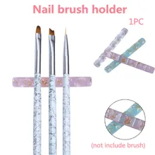 

1 Pcs 5 Grids Display Pen Rest Rack Holder Stand Acrylic Nail Brush Holder