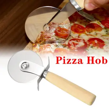 

Stainless Steel Cutter Pizza Knife Cake Tools Pizza Wheels Scissors Ideal for Pizza, Pies, Waffles and Dough Cookies