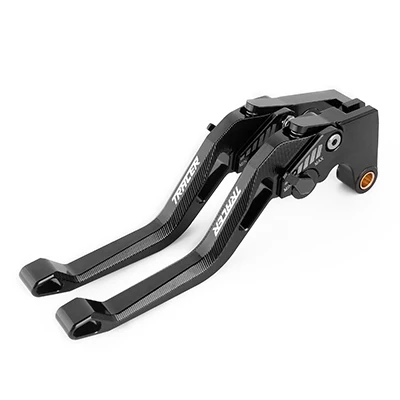 Для YAMAHA MT-09 MT 09 MT07 Tracer 700 мотоцикла с ЧПУ Регулируемые сцепные рычаги логотип Tracer - Цвет: black