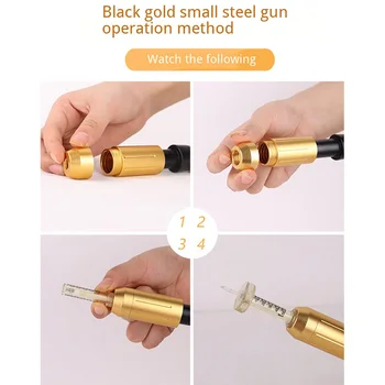 

Double Conversion Head Small Steel Gun Needleless Peptide Therapy Lifting Anti-wrinkle Eye Bag Remover Beauty Skin Care Device