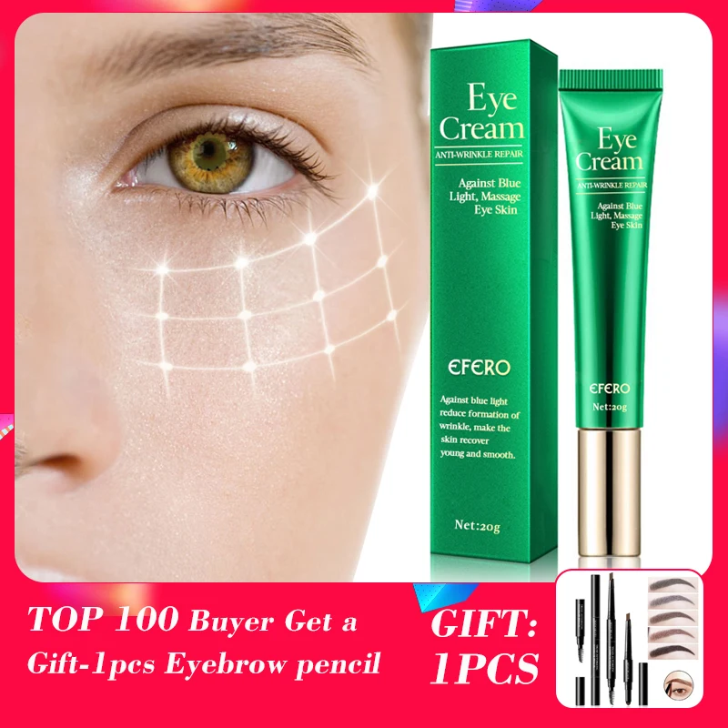 

EFERO Anti-Aging Moisturizing Eyes Creams Anti Winkles Eye Cream Skin Care Puffiness Dark Circle Against Blue Light Eye Cream