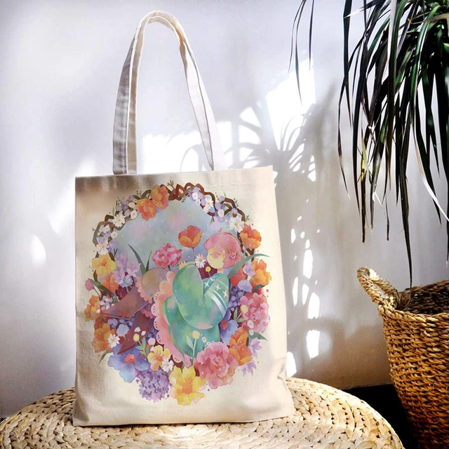 Flower bird girl Bag for shoes closet organizer Shopping bag lunch bag  Things for the home Bag in the maternity hospital pouch - AliExpress