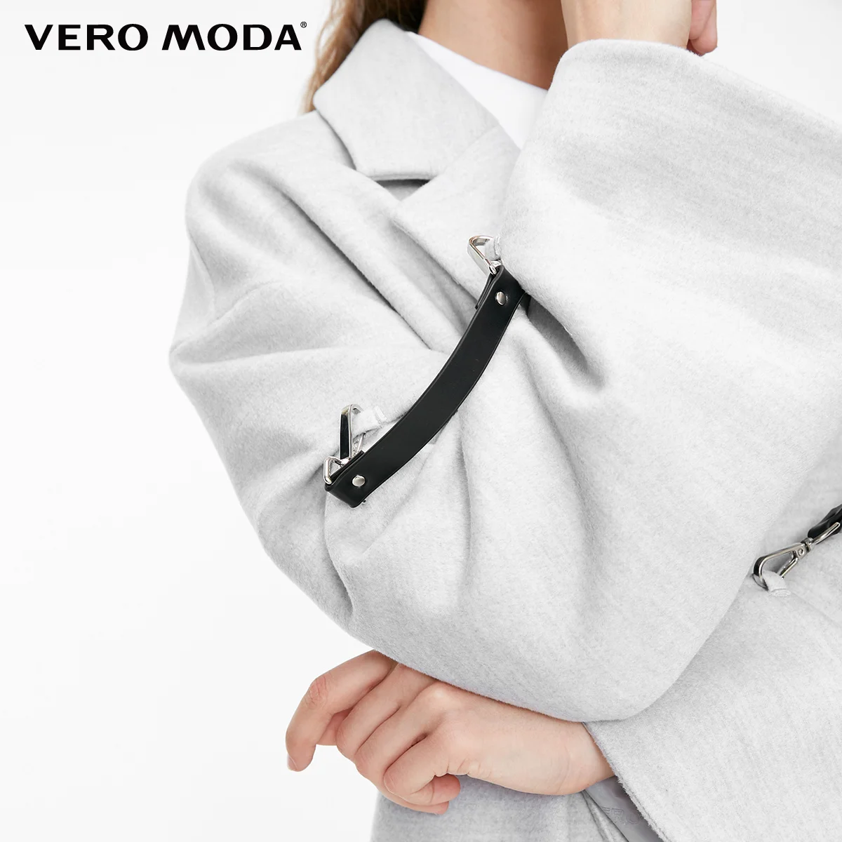 Vero Moda женское осеннее зимнее длинное пальто со съемным рукавом куртка женская | 318409515