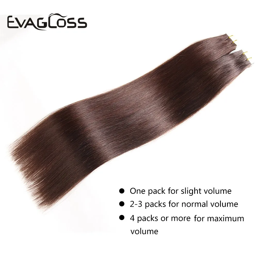 Skin Weft Machine Remy Tape in Human Hair Extensions 20pcs 40pcs 80pcs Adhesive Double Sided Tape in Hair Extensions 12"/16"/20"
