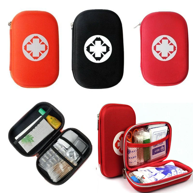 First Aid Kit Waterproof EVA Bag Person Portable Outdoor Travel Drug