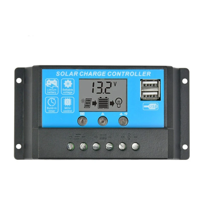 Contrôleur de Charge de régulateur de batterie de panneau solaire LCD chaud